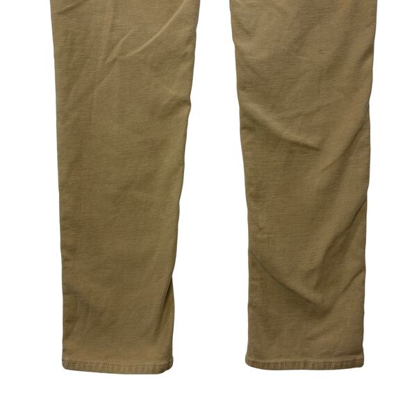 Faherty Mens Size 31 Jeans Stretch Terry 5 Pocket Pant Khaki Tan Slim Straight - Picture 12 of 16